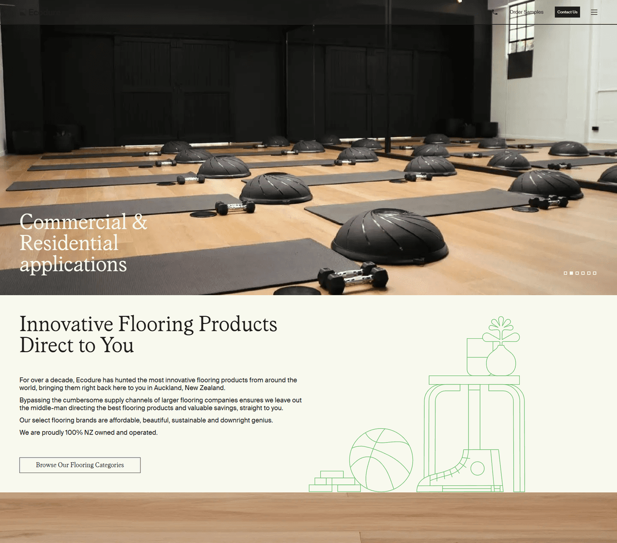 Ecodure Flooring Website