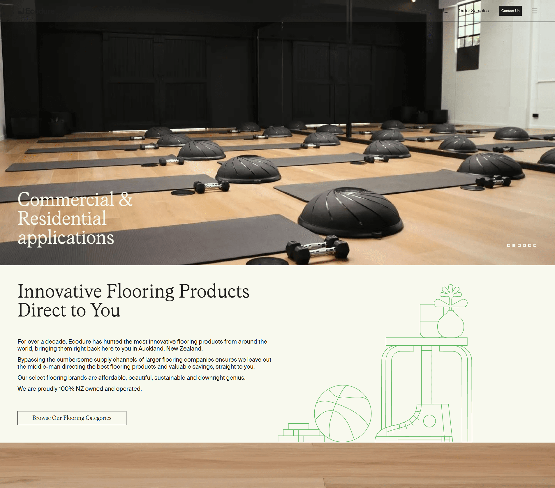 Ecodure Flooring Website - Image 1