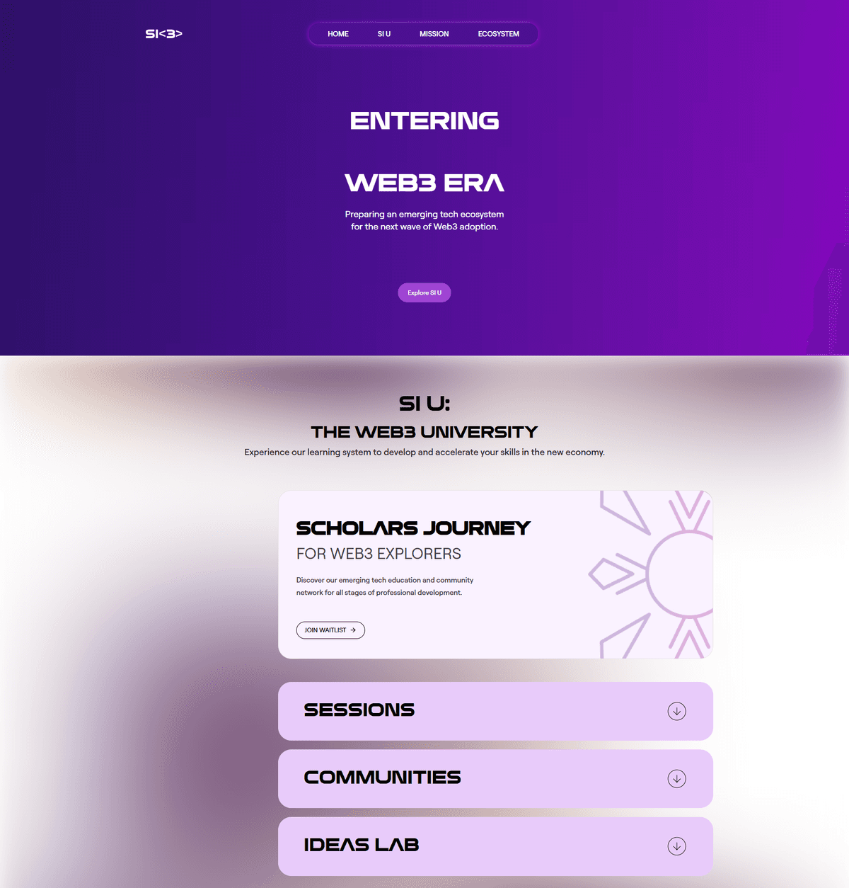 SI3 (Solar Intelligence) Website